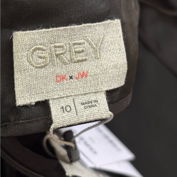 Grey x Jason Wu Womens Velvet Silk Blend Midi Front Slit midi Skirt size 10 - Picture 2 of 11